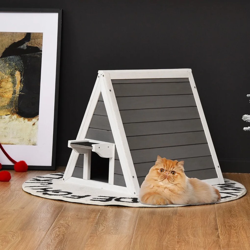 Árvore para gatos multicamadas com poleiro e bola suspensa - bege