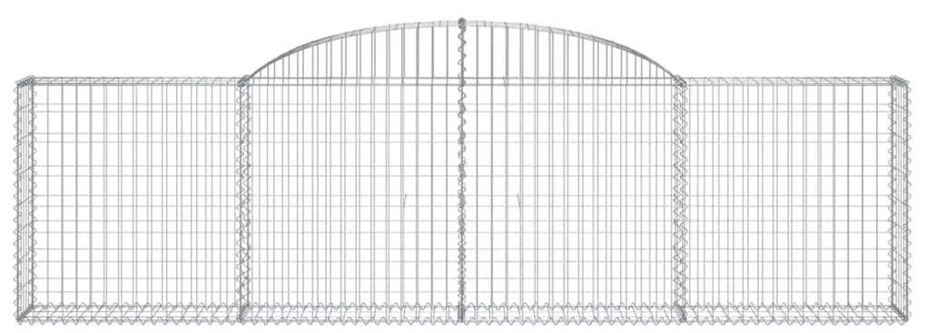 Cestos gabião arqueados 25pcs 300x30x80/100cm ferro galvanizado