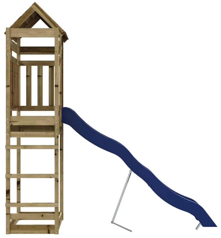 Conjunto de brincar para exterior madeira de pinho impregnada