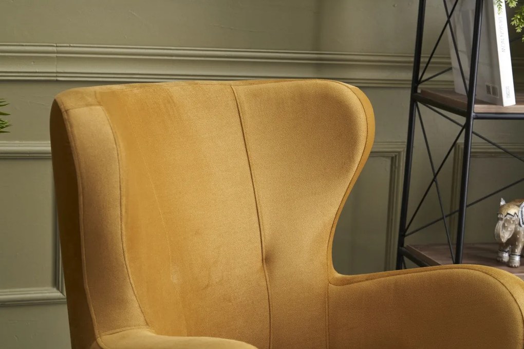 Cadeirão Karina – Dourado – 73x87x80 cm