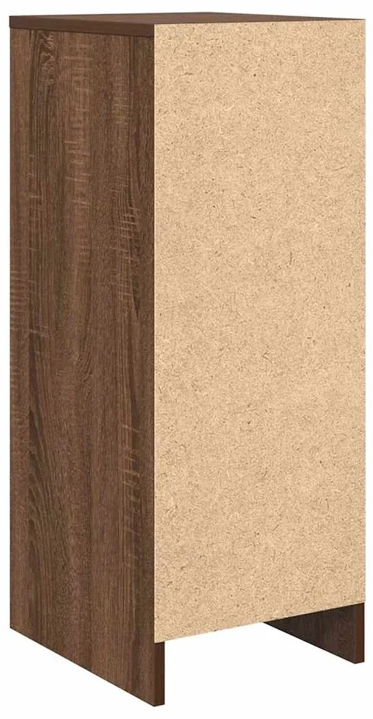 Sapateira 29,5x34x76 cm derivados de madeira carvalho castanho