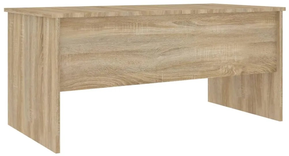 Mesa de centro102x50,5x46,5cm madeira processada carvalho sonoma