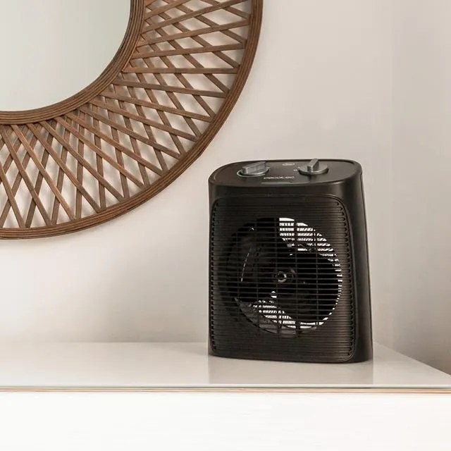 Termoventilador ReadyWarm 2050 Max Force Black com 2000 W e com 3 modos de funcionamento Preto