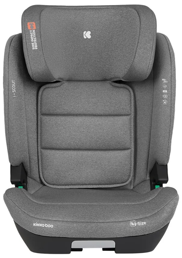 Cadeira Auto Bebé 100-150 cm i-Scout i-SIZE Cinzento claro