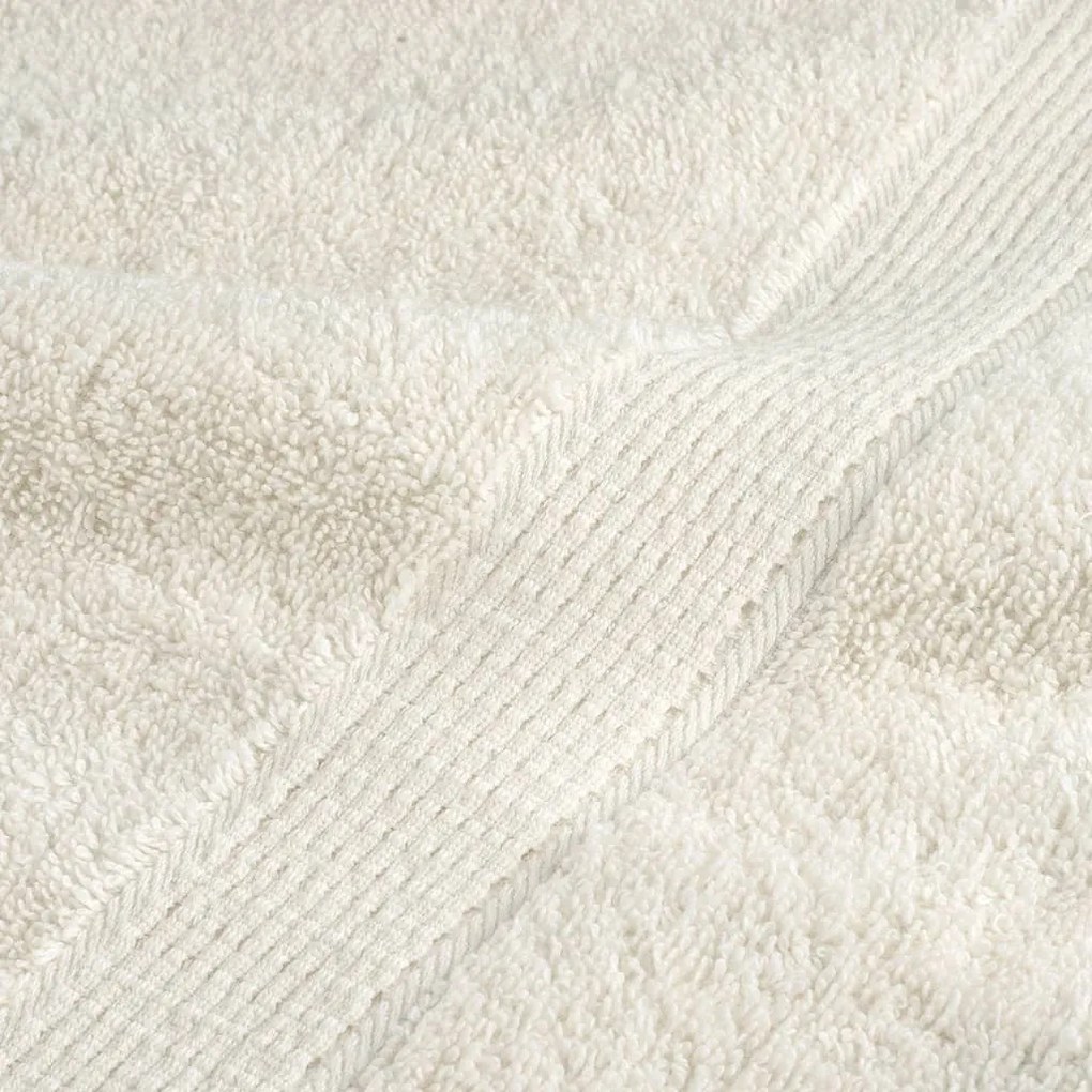 Toalhas de banho premium SOLUND 10 pcs 70x140 cm 600 gsm creme