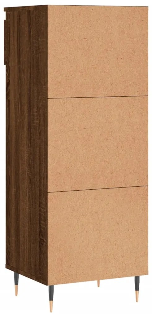 Sapateira 40x36x105 cm derivados de madeira carvalho castanho