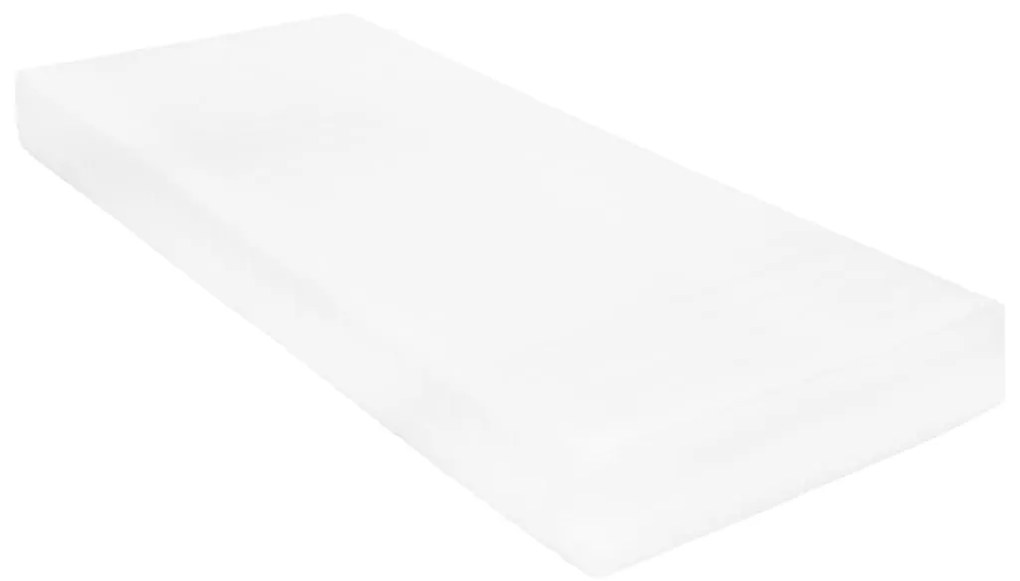 Sofá-cama com colchão 90x200 cm pinho maciço branco