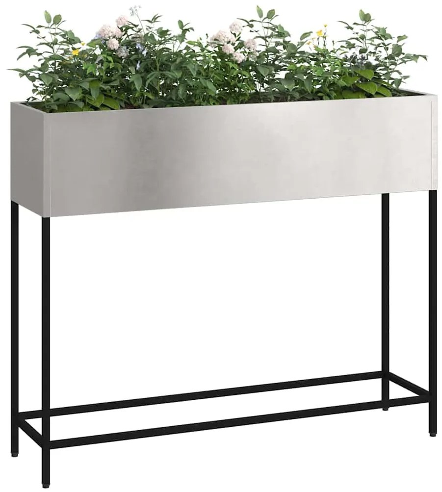 Estrutura Elevada para Jardim 100x26x82 cm Aço Inoxidável
