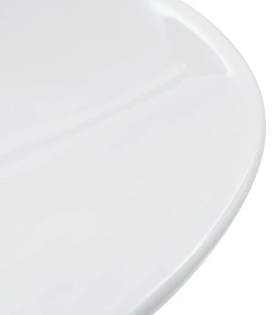 Lavatório 58,5x39x14 cm cerâmica branco