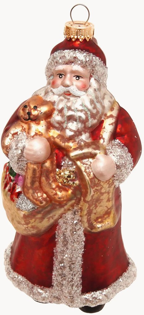 Ornamento para árvore de Natal pintado à mão Nostalgic Santa