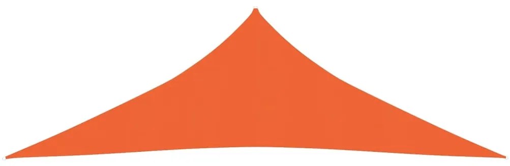 Para-sol estilo vela 160 g/m² 4x5x5 m PEAD laranja
