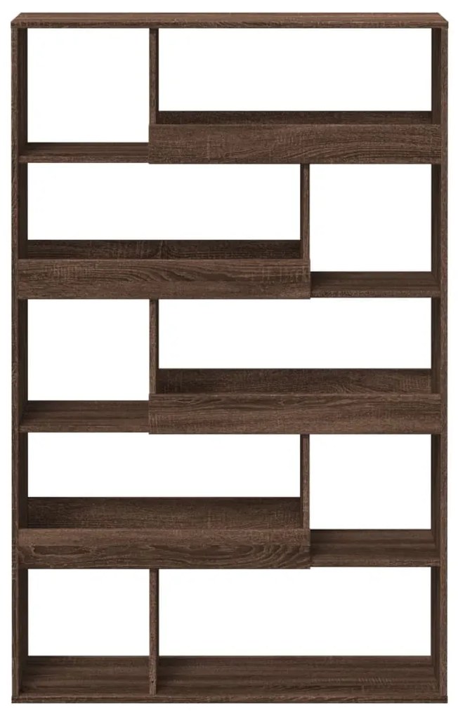 Estante 100x33x156,5 cm derivados de madeira carvalho castanho