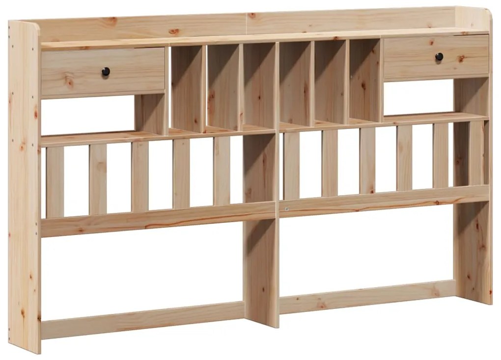 Cama com estante sem colchão 180x200 cm pinho maciço