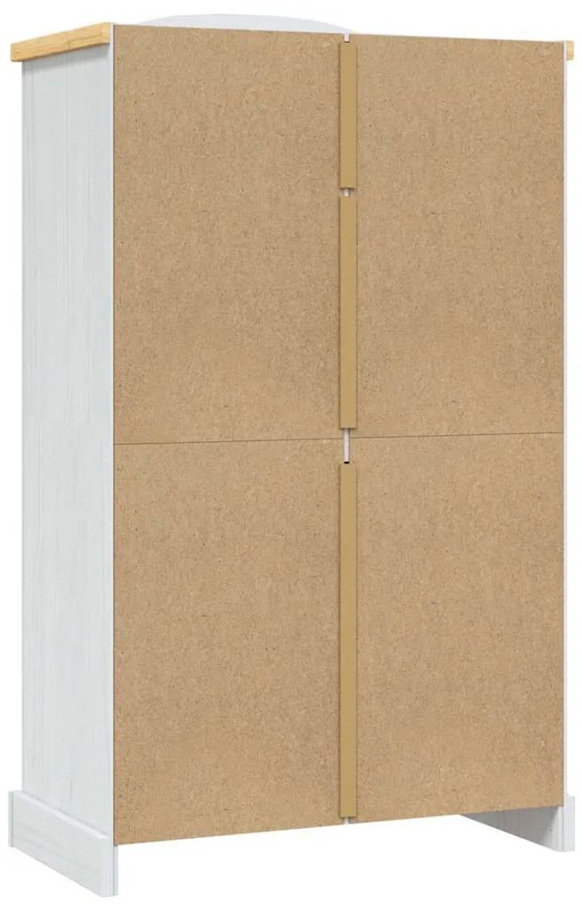 Roupeiro Corona Range pinho mexicano com 2 portas branco