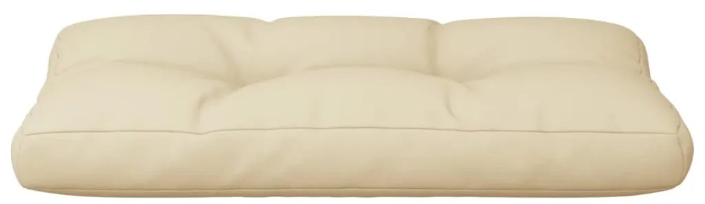 Almofadão para sofá de paletes 70x40x12 cm tecido bege