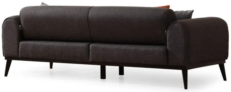 Sofá-Cama de 3 Lugares Kapri – Antracite – 220x84x77 cm