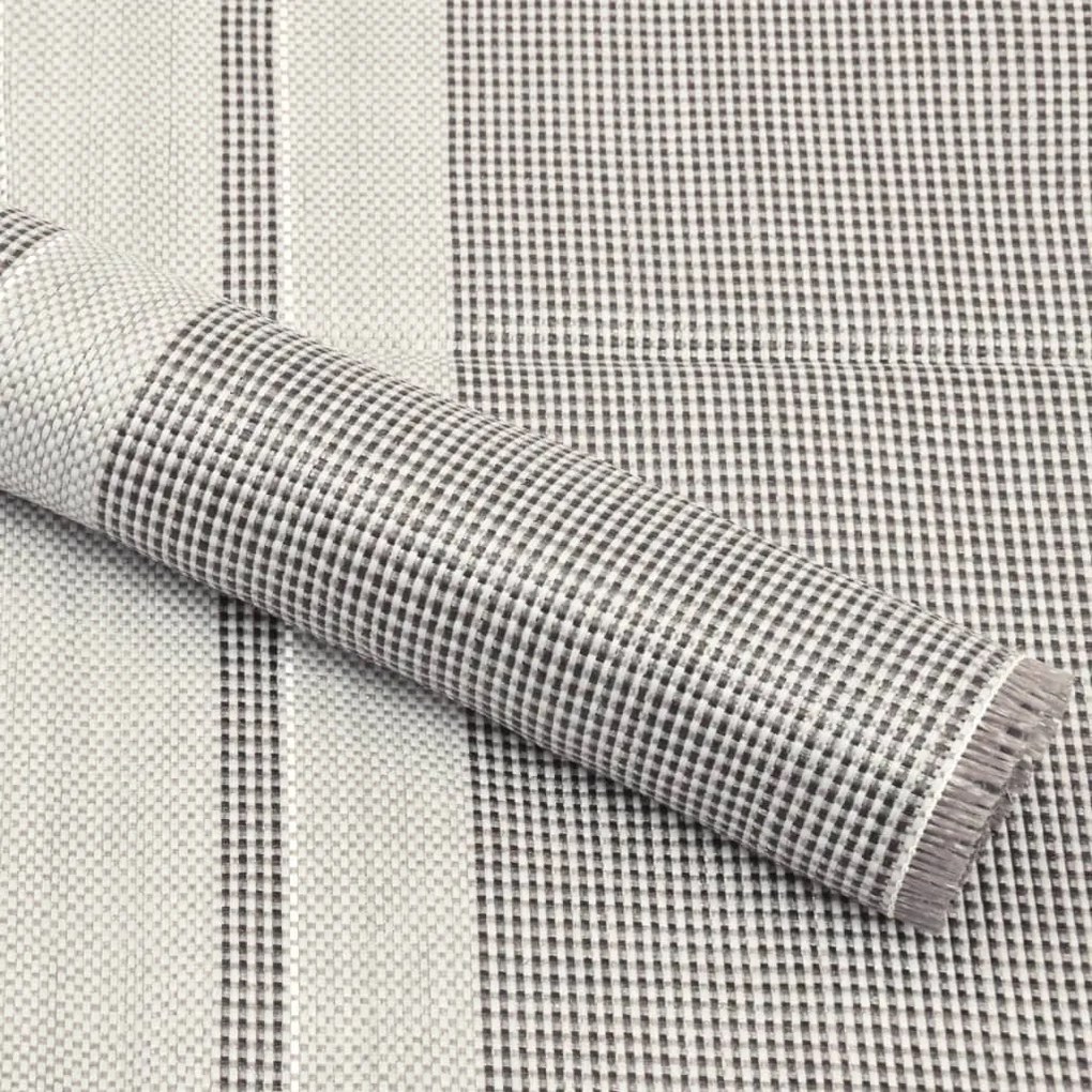 Tapete de campismo para tenda 600x300 cm cinzento-escuro
