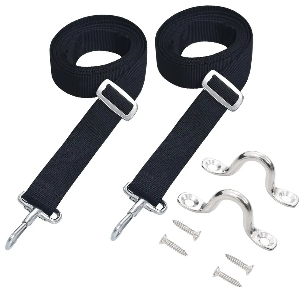 Alças superiores para bimini 2 pcs tecido e aço inoxidável