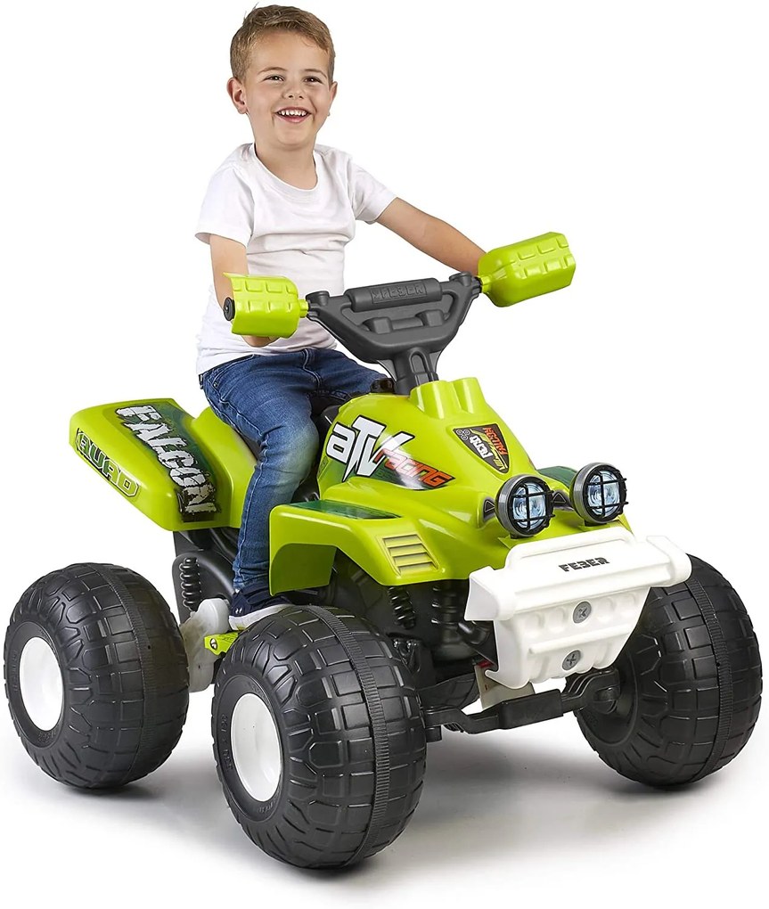 MOTO 4 FEBER FALCON 6V VERDE