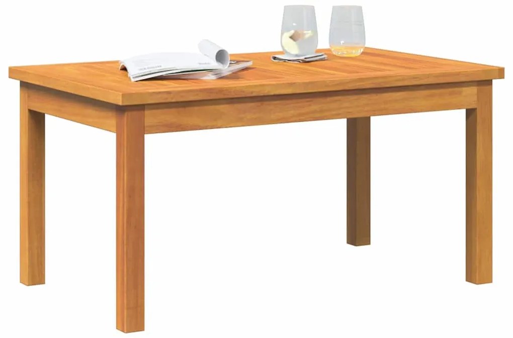 Mesa de Café vidaXL 75x40x38 cm Madeira de Acácia Sólida