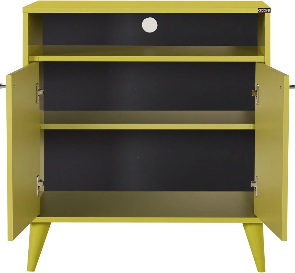 Aparador/Armário multiusos "Diamante" - Design Moderno - Verde - 73x79