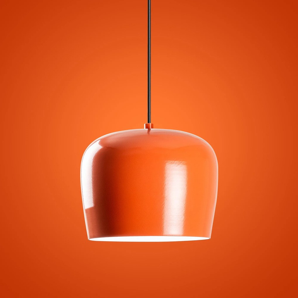 Candeeiro de Teto Yozgat – Laranja – Ø23 h:18 cm
