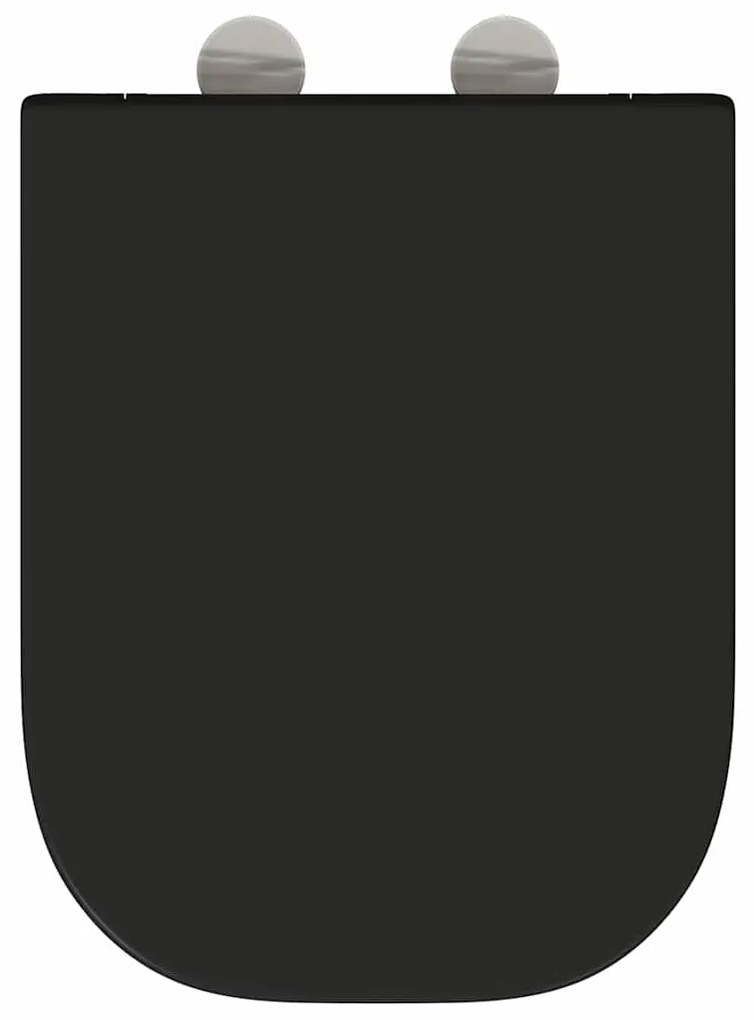 Assento de Vaso Sanitário com Fechamento Suave Duroplast Preto