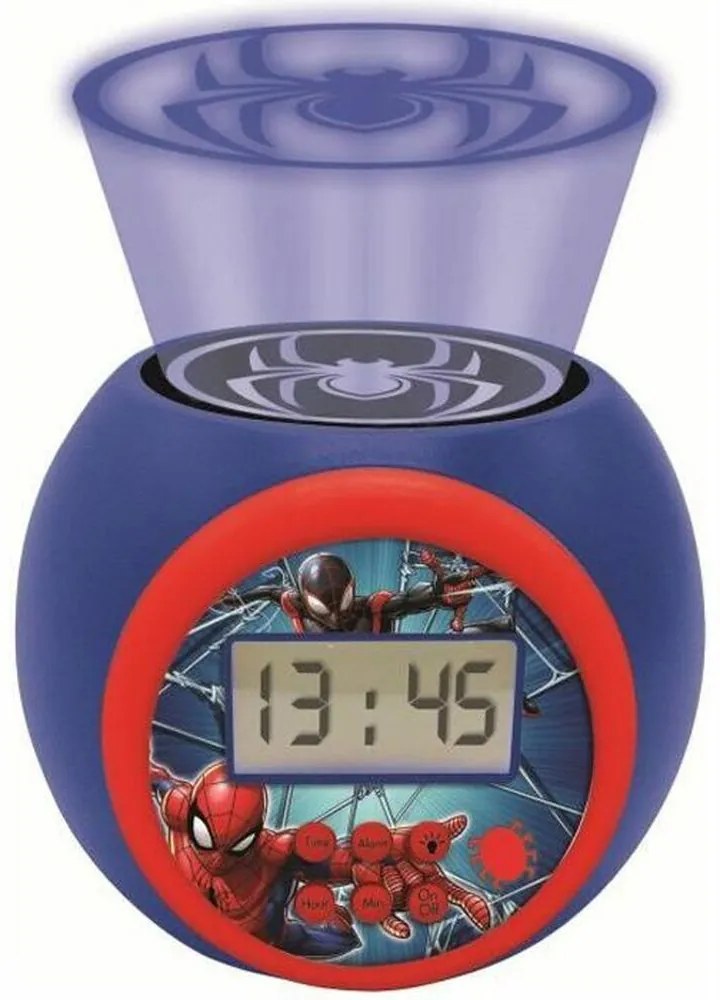 Relógio-Despertador Lexibook Spider-Man Projector