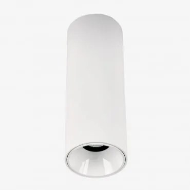Aplique De Teto Led De Superfície Redondo Ø5,7 Cm Para Exterior Em Alumínio Luisiana Branco & Branco Frio 4000k & 8 W & 38º - Sklum