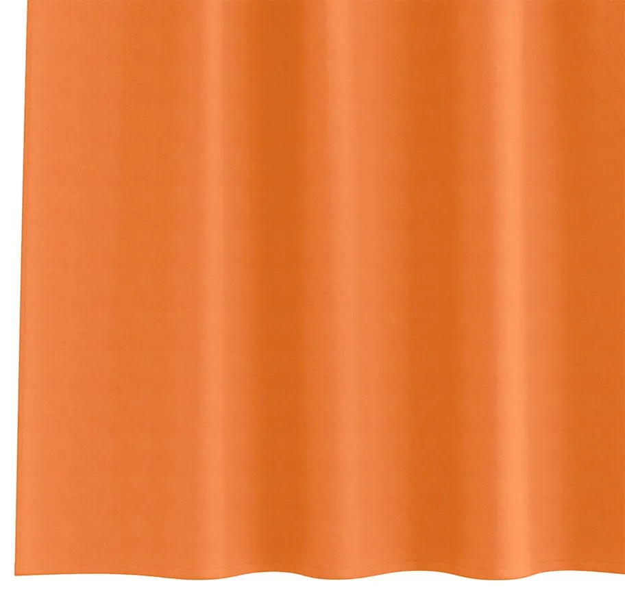 Cortinas 2 pcs Laranja Brilhante 260 x 140 cm Poliéster