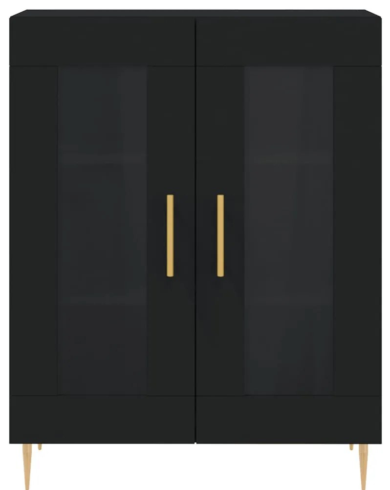 Aparador 69,5x34x90 cm derivados de madeira preto