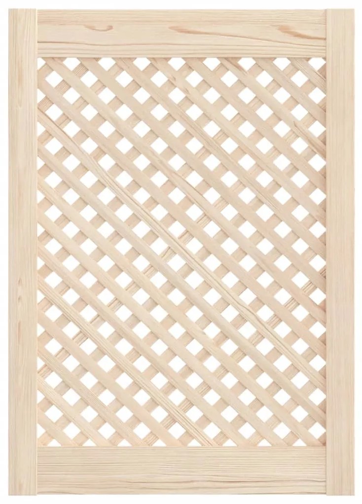 Portas de armário design treliça 2 pcs 49,5x69 cm pinho maciço