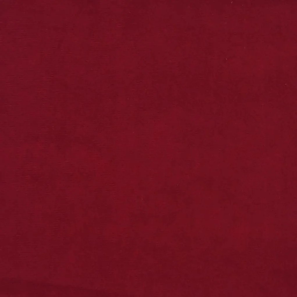 Cadeira de descanso veludo vermelho tinto