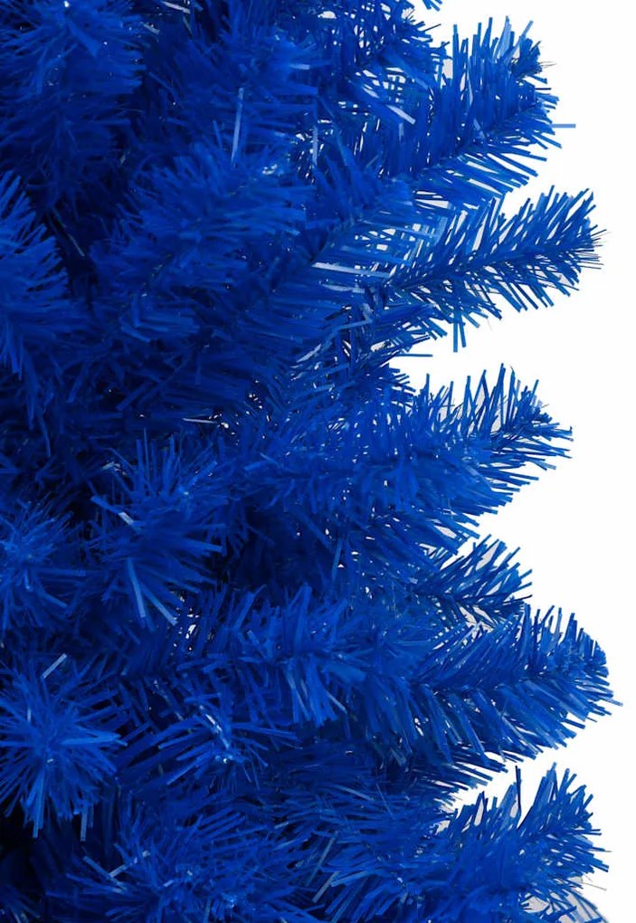 Árvore Natal artificial pré-iluminada c/ bolas 210cm PVC azul