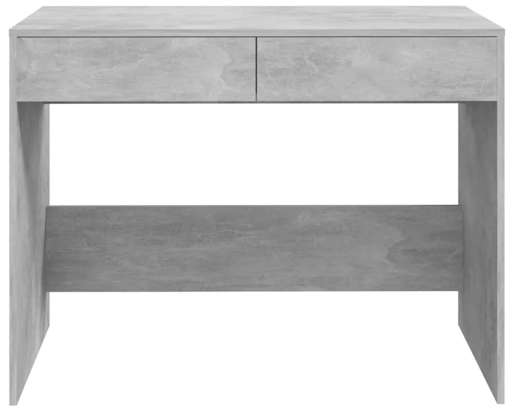 Secretária 101x50x76,5 cm derivados de madeira cinza cimento
