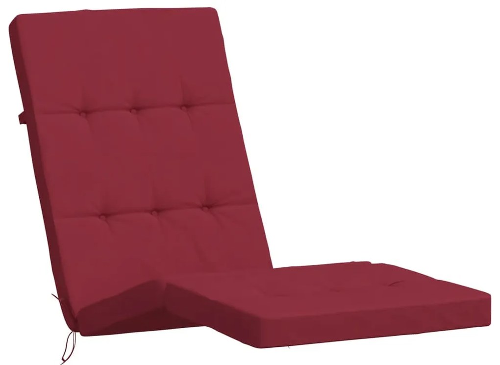 Almofadões p/ cadeira terraço 2pcs tecido oxford vermelho tinto