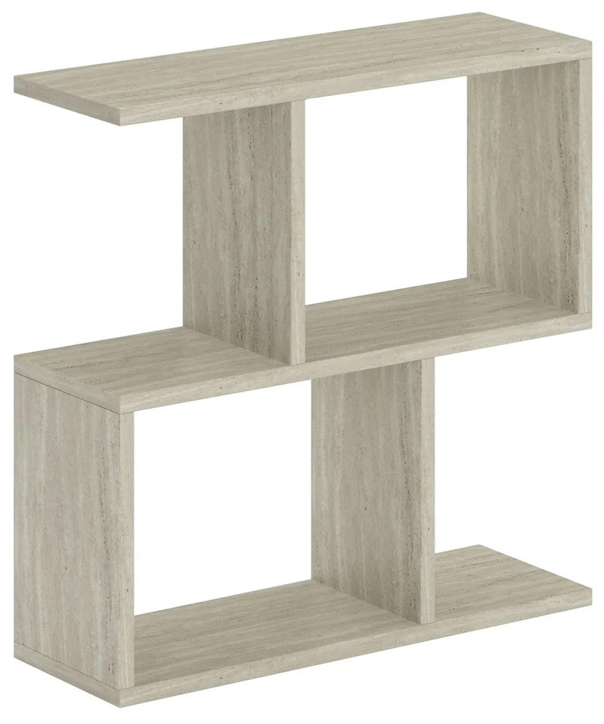 Mesa de Centro Homemania - Travertine – 60x60x20 cm | Tribo Home