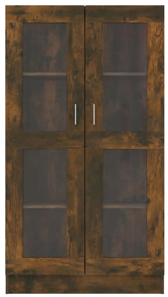 Vitrine 82,5x30,5x150 cm derivados de madeira carvalho fumado
