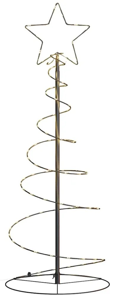 LED Árvore de Natal 80 LEDs Branco Quente 120 cm