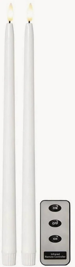 Velas LED com comando Flame Stripe, conjunto de 2