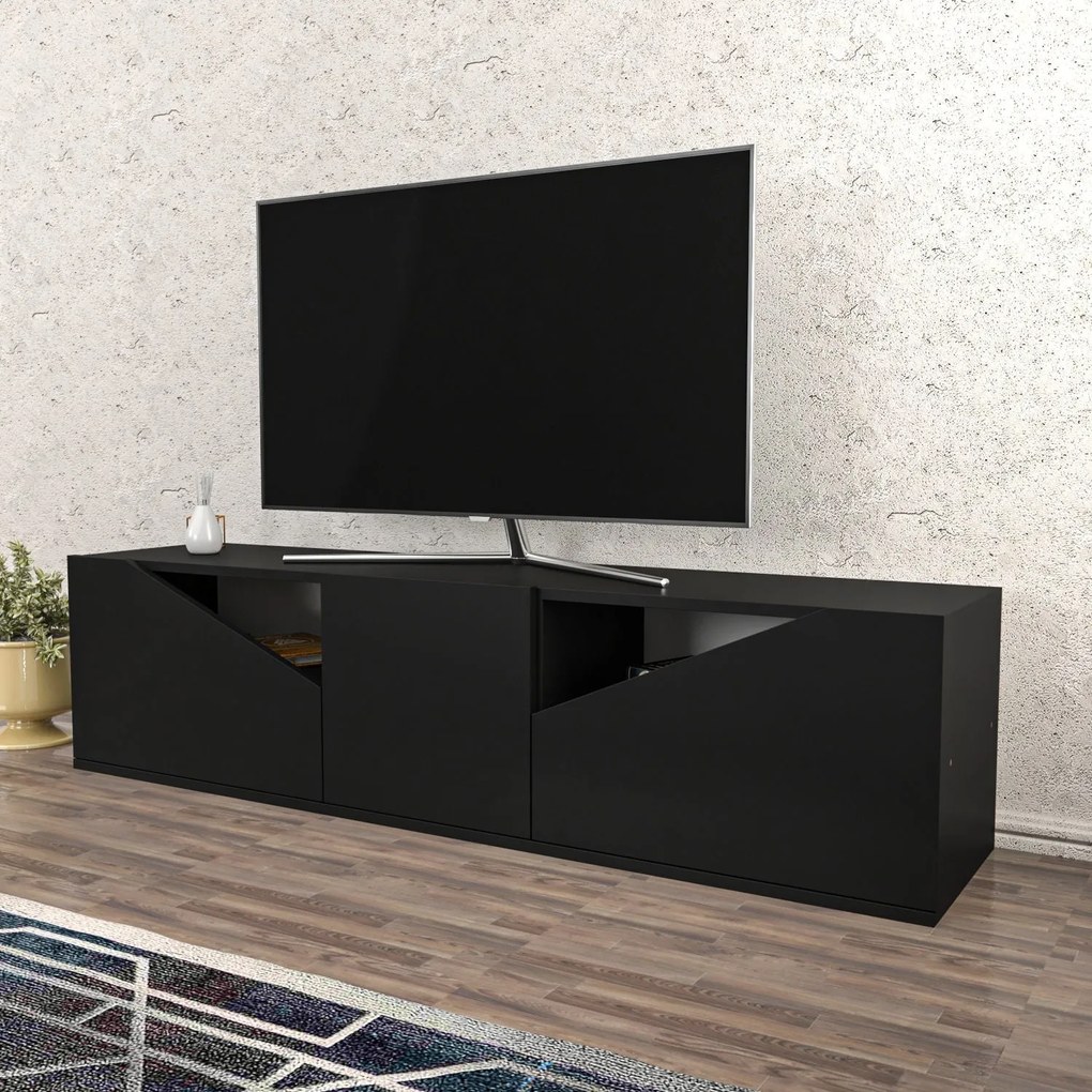 Móvel TV Carson – Antracite – 160 cm x 35,3 cm x 40 cm