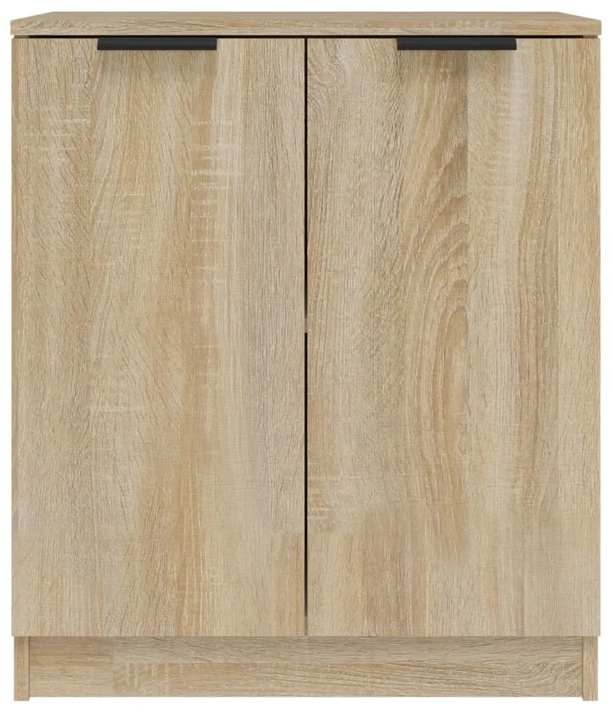 Aparadores 2 pcs 60x30x70 cm madeira processada carvalho sonoma