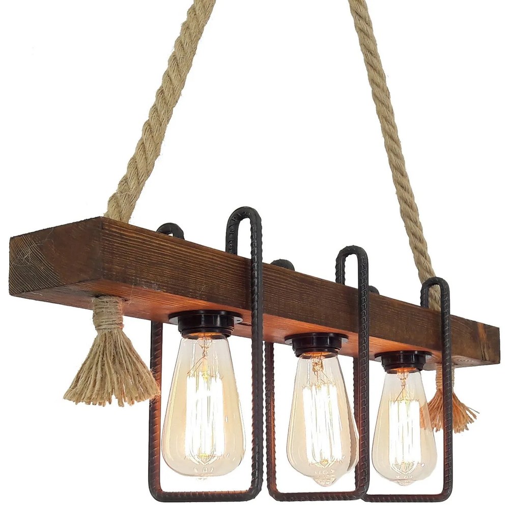 Chandelier Demir – Nogal – 10 x 60 x 70 cm