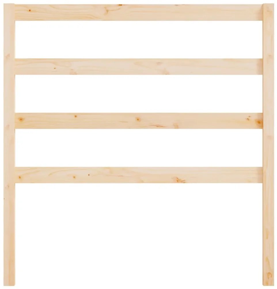 Cabeceira de cama 95x4x100 cm pinho maciço