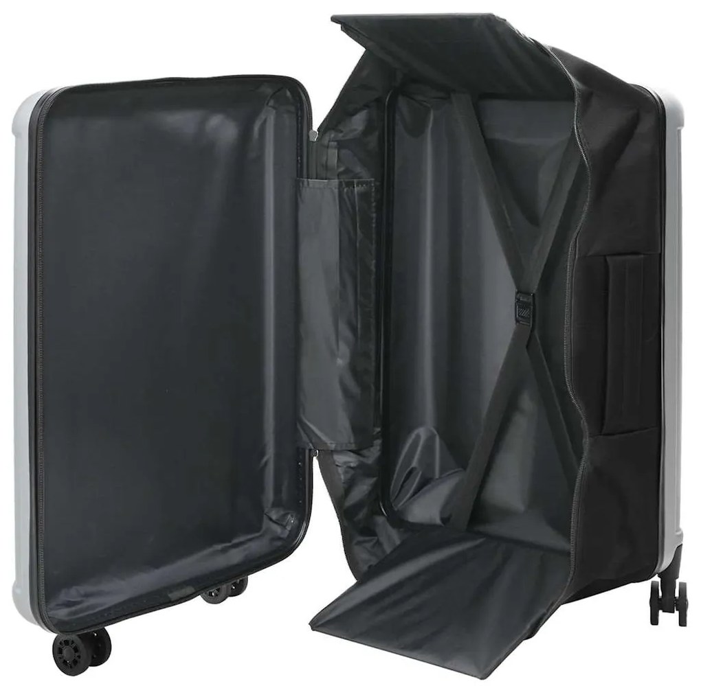 Mala Dobravel Dura 28'' Prata 50x30x76 cm ABS