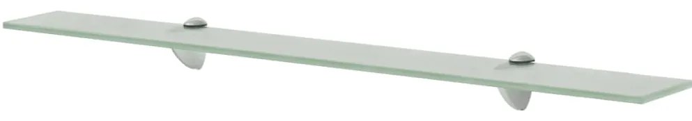 Prateleiras flutuantes 2 pcs vidro 80x10 cm 8 mm