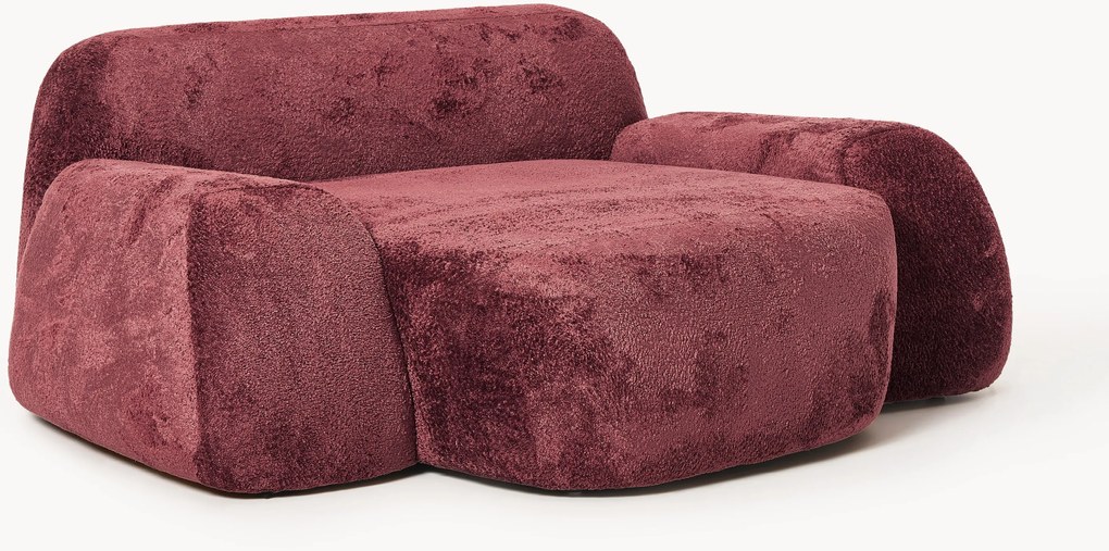 Poltrona XL em teddy-bouclé Wolke
