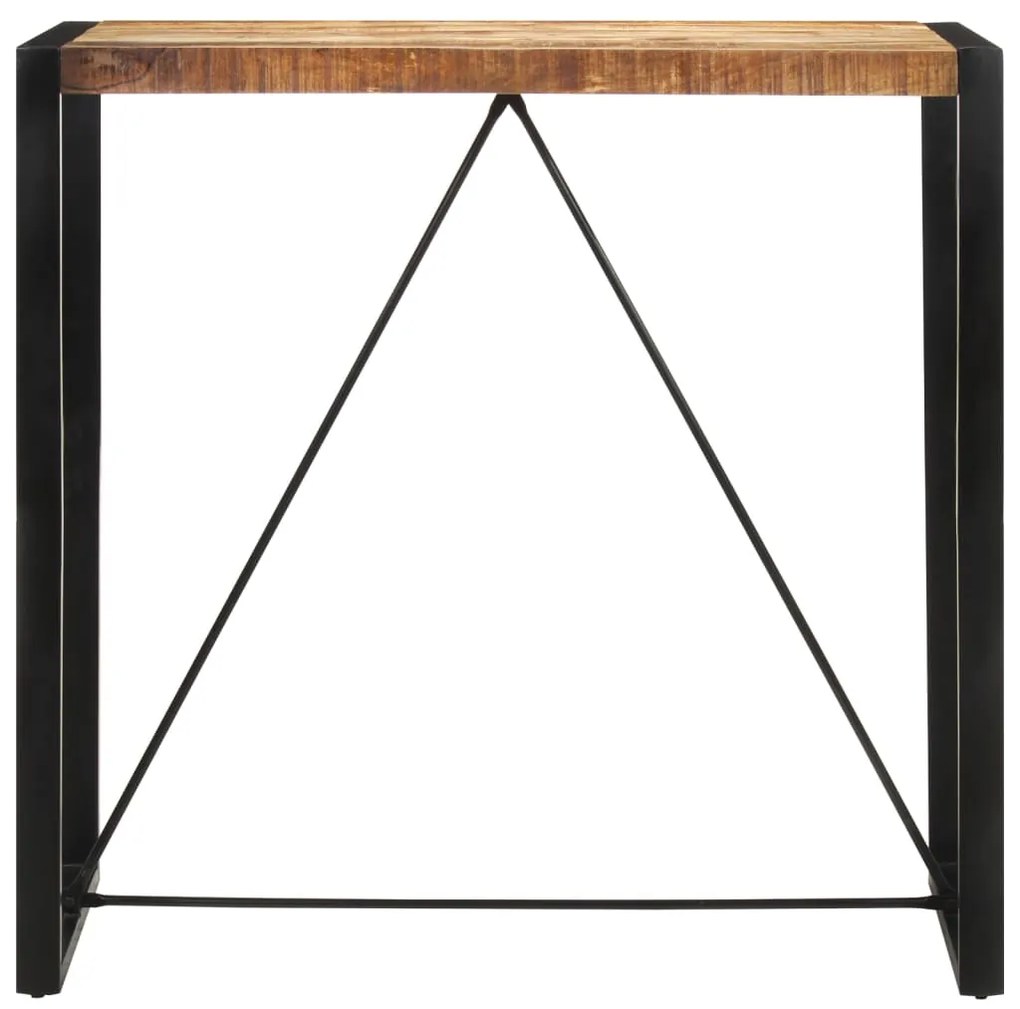 Mesa de bar 110x55x110 cm madeira de mangueira áspera maciça