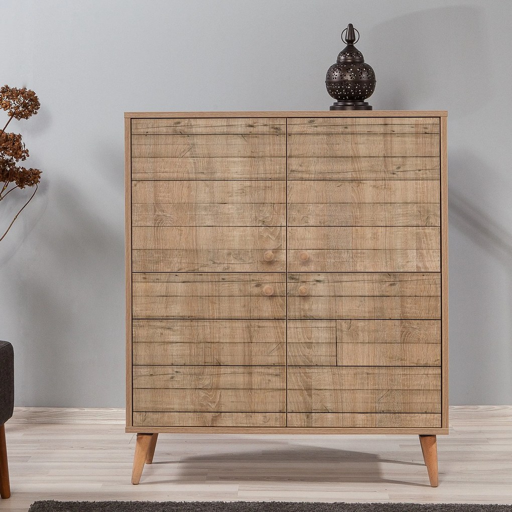 Armário Multiusos Multilux – Carvalho Sonoma – 95x111x36 cm