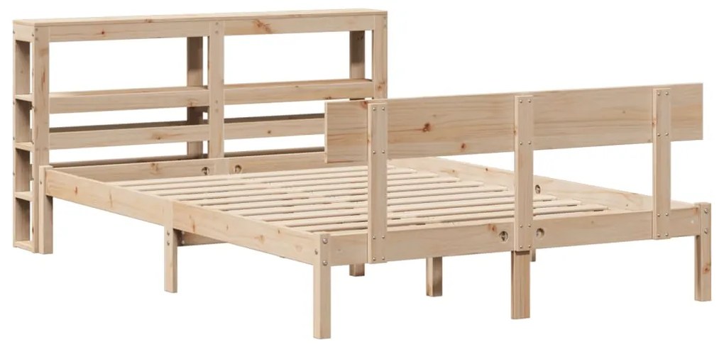 Cama sem colchão 120x190 cm madeira de pinho maciça